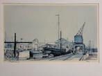 Ciano Siewert - Litho Oude Haven Rotterdam, Antiek en Kunst, Ophalen of Verzenden