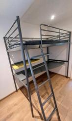 Ikea hoogslaper met bureau, Eenpersoons, Ophalen of Verzenden, Zo goed als nieuw, 200 cm