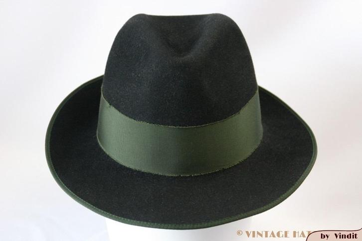 Vintage Gleufhoed Rockel Exquisit zwart 56 gratis verzenden, Kleding | Heren, Hoeden en Petten, Zo goed als nieuw, Hoed, 57 cm (M, 7⅛ inch) of minder