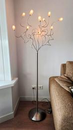 Vloerlamp RVS dimbaar, Huis en Inrichting, Lampen | Vloerlampen, Ophalen of Verzenden, Zo goed als nieuw, 150 tot 200 cm
