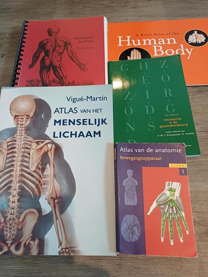 Anatomie Boeken - Atlas van het Menselijk Lichaam, Boeken, Studieboeken en Cursussen, Gelezen, HBO, Beta, Ophalen of Verzenden