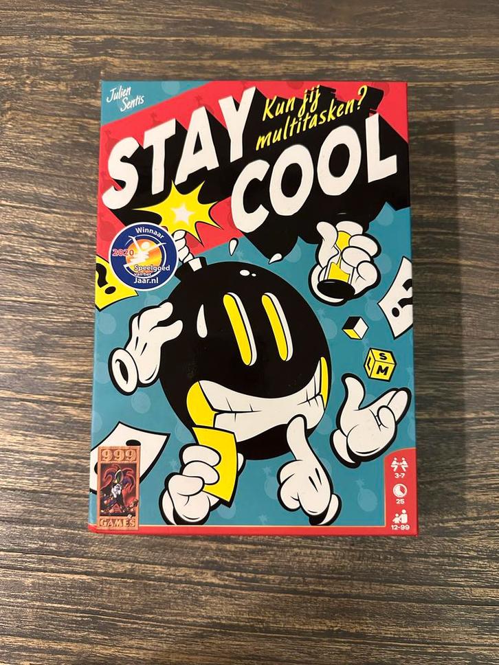 Stay Cool Bordspel - Uitdagend en Snel!, Hobby en Vrije tijd, Gezelschapsspellen | Bordspellen, Zo goed als nieuw, Drie of vier spelers