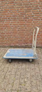 transportkar 90 bij 60, zware kwaliteit, inklapbare hendel, Doe-het-zelf en Verbouw, Transportwagens, 100 liter of meer, Ophalen