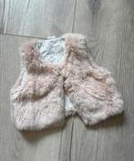 Roze bont gilet - Meisje mt 68, Ophalen of Verzenden, Zo goed als nieuw, Meisje