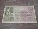 Mooi biljet 1000 gulden Grietje Seel, 1938, Postzegels en Munten, Bankbiljetten | Nederland, Ophalen of Verzenden, 1000 gulden