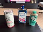 Vintage Talkpoeder blikken - Zwitsal, Yardley, Morny talc, Ophalen of Verzenden, Gebruikt, Overige