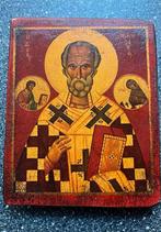 Antiek schilderijtje met religieuze afbeelding, Antiek en Kunst, Antiek | Religie, Ophalen of Verzenden