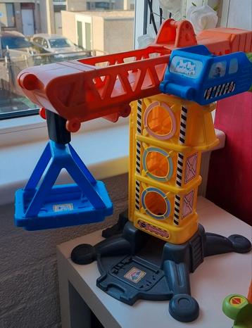 Vtech toet toet auto's hijskraan bouwplaats en zoef zoef  beschikbaar voor biedingen