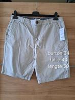 Burton korte broek grijs maat 34, Kleding | Heren, Broeken en Pantalons, Nieuw, Grijs, Burton, Ophalen of Verzenden