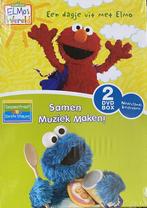 2-DVD Box Sesamstraat - Elmo's Wereld/Eerste Stapjes NIEUW, Alle leeftijden, Poppen, Boxset, Ophalen of Verzenden