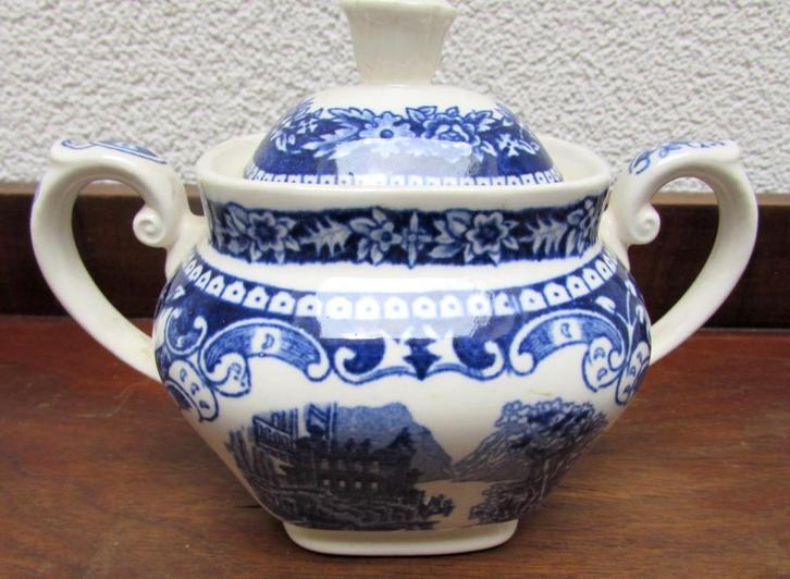 Regout Suikerpot  CAMBRIDGE CASTILLO, Antiek en Kunst, Antiek | Servies los, Verzenden