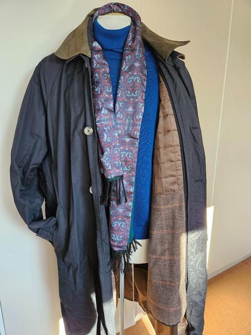 Manderley all season zwarte overjas xl56 €55, Kleding | Heren, Jassen | Zomer, Zo goed als nieuw, Maat 56/58 (XL), Zwart, Verzenden