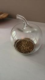 Glazen appel stulp voor plantje, Ophalen of Verzenden, Zo goed als nieuw