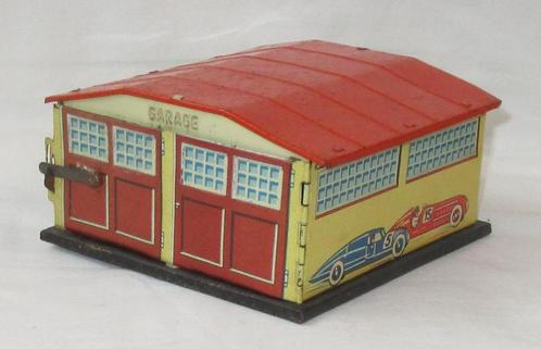 Blikken Garage, Made in Western Germany., Hobby en Vrije tijd, Modelauto's | 1:43, Gebruikt, Overige typen, Overige merken, Ophalen of Verzenden
