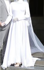 !!MOET ZSM WEG!! WITTE JURK + SLUIER !!MOET ZSM WEG!!, Kleding | Dames, Ophalen, Zo goed als nieuw, Wit, Trouwjurk