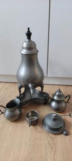 Tinnen koffie set, Antiek en Kunst, Ophalen of Verzenden