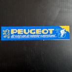 Leuke sticker.  PEUGEOT.  De weg van de minste weerstand...., Verzamelen, Ophalen of Verzenden, Zo goed als nieuw