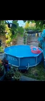 Intex zwembad +toebehoren 305x76cm, Gebruikt, Minder dan 80 cm, Rond, Ophalen of Verzenden