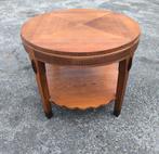 Art Deco ronde Amsterdamse school eiken salontafel, Antiek en Kunst, Ophalen