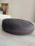 Grijze poef, Ophalen of Verzenden, Zo goed als nieuw, Stof, 50 tot 75 cm
