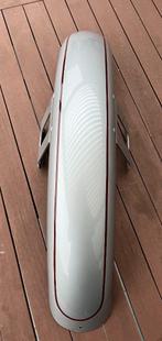 Harley spatbord 21" voor EVO & TWINCAM grijs/ rode bies, Ophalen