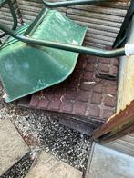 Rubber noppentegels (8 stukjes), Tuin en Terras, Tegels en Klinkers, Ophalen, Gebruikt, Rubber, Minder dan 5 m²