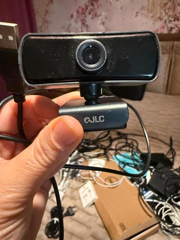 JLC 2K Optic Webcam, Computers en Software, Webcams, Zo goed als nieuw, Bedraad, ChromeOS, MacOS, Windows, Android, iOS, Microfoon