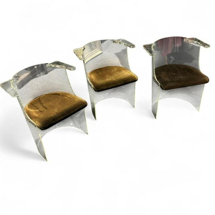 Et Lissitzky voor Tecta – ‘D61’ stoelen (3x), Huis en Inrichting, Stoelen, Gebruikt, Drie, Kunststof, Ophalen of Verzenden