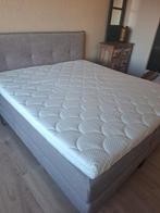 Boxspring 200x180 - Zo goed als nieuw!, Bruin, Tweepersoons, Ophalen of Verzenden, Zo goed als nieuw