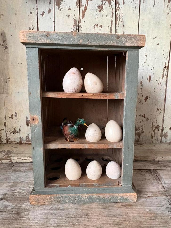 Oud Frans eierkastje, Antiek en Kunst, Antiek | Keukenbenodigdheden, Ophalen of Verzenden