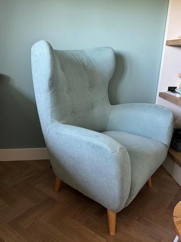 Fauteuil Kave Home lichtblauw-groen beschikbaar voor biedingen