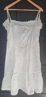 antieke schort wit broderie, Ophalen of Verzenden, Dames