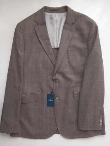 Hackett London zijde en wol bruin colbert met ruiten, mt XL beschikbaar voor biedingen