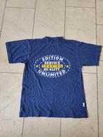 Casual donkerblauw t-shirt maat L, Verzenden, Gedragen, Maat 52/54 (L), Blauw