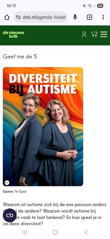 Colette de bruin,  ticket voor de kolk assen  beschikbaar voor biedingen