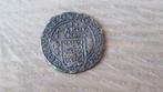 Zilveren munt met afb Koning  jaartal 1608 / bodemvondst, Vóór koninkrijk, Zilver, Losse munt, Overige waardes