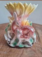 Oude vaas 'ree met jong'/siervaas lusterware, Antiek en Kunst, Ophalen