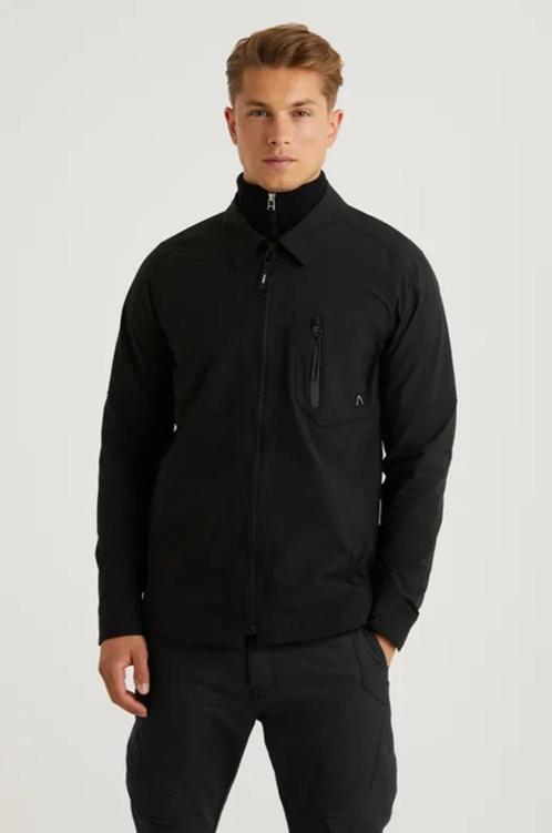 Nieuw: Chasin zwart jasje of overshirt; maat medium, Kleding | Heren, Jassen | Zomer, Nieuw, Maat 48/50 (M), Zwart, Ophalen of Verzenden