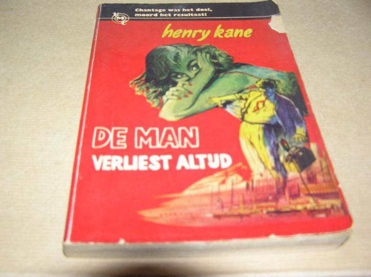 Henry Kane/DE MAN VERLIEST ALTIJD(UMC-Real 202), Boeken, Detectives, Gelezen, Ophalen of Verzenden