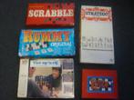 Rummy XL; Scrabble; 4 op n rij; Stratego en Scrabble, Een of twee spelers, Ophalen of Verzenden, Gebruikt