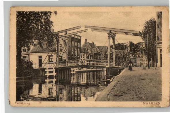 Vechtbrug Maarssen, Verzamelen, Ansichtkaarten | Nederland, Ongelopen, Utrecht, 1920 tot 1940, Verzenden