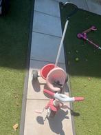 Smoby roze duwfiets met stang/ driewieler, Ophalen, Zo goed als nieuw, Duwvoertuig