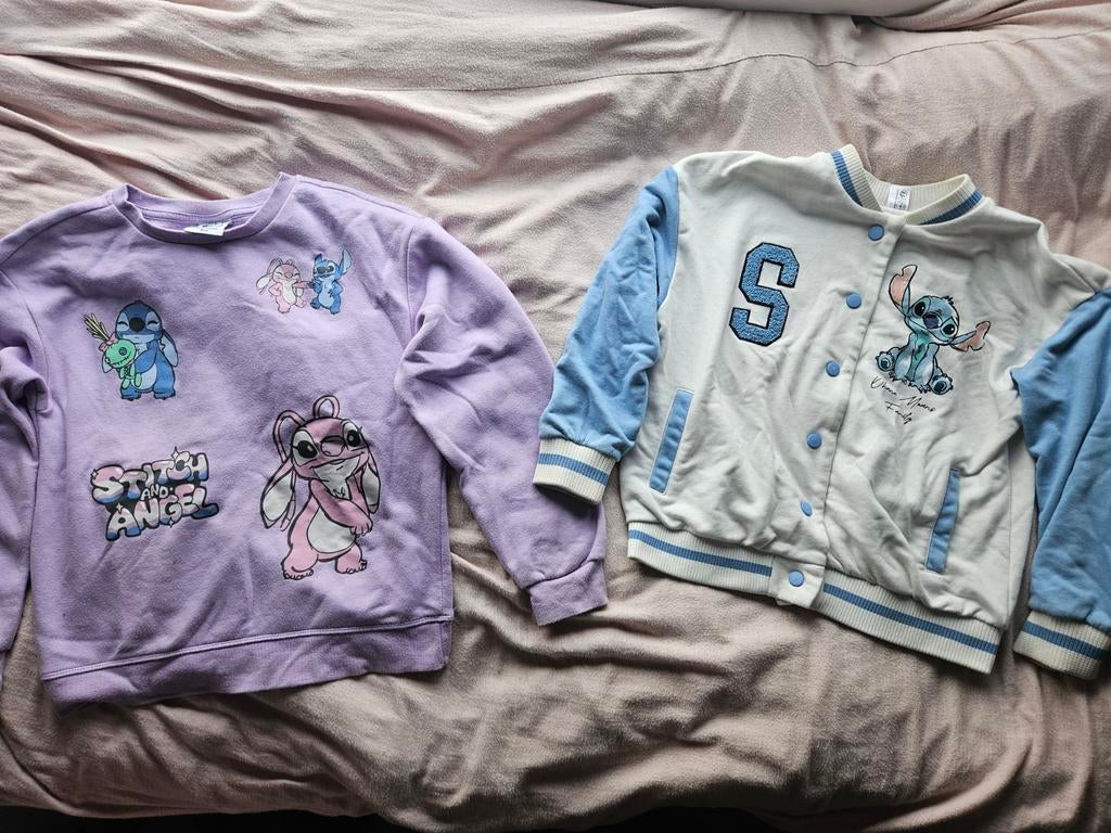 Stitch trui en vest - maat 140, Kinderen en Baby's, Kinderkleding | Overige, Ophalen of Verzenden, Gebruikt, Disney, Jongen of Meisje