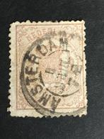 I1-13b Nederland 1870 NVPH 13 - gestempeld Amsterdam, Ophalen of Verzenden, Na 1940, Gestempeld