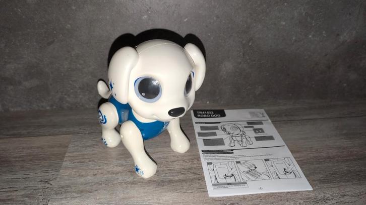 Robo Hond TR41522 - Interactief Speelgoed, Kinderen en Baby's, Speelgoed | Babyspeelgoed, Gebruikt, Overige typen, Met licht, Met geluid