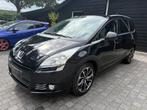 Peugeot 5008 1.6 GT 180PK  7-persoons Automaat! Trekhaak!, Stof, 4 cilinders, 7 stoelen, Zwart