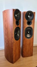 Kef Q7 zuilspeakers in de unieke kleur Kersenhout, Audio, Tv en Foto, Luidsprekers, Overige merken, Front, Rear of Stereo speakers