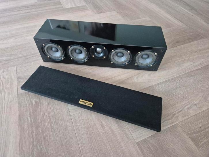 Hepta Centerspeaker - Pianolak zwart, Audio, Tv en Foto, Luidsprekers, Gebruikt, Center speaker, Minder dan 60 watt, Overige merken