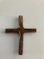 Bronzen kruis met ophangring, Antiek en Kunst, Ophalen of Verzenden