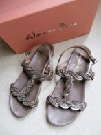 ALMA EN PENA nieuwe schoenen sandalen zilver grijs leer 40, Alma en Pena, Nieuw, Grijs, Sandalen of Muiltjes